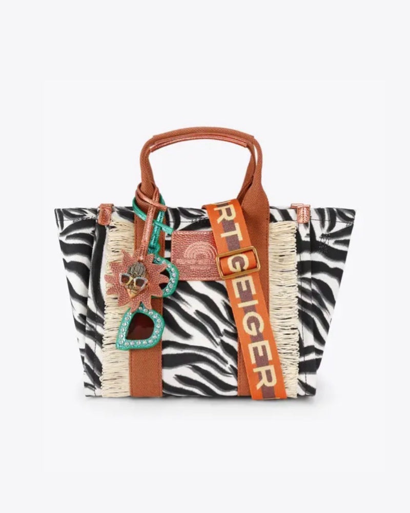 SOUTHBANK SM SHOPPER-BLK/WHITEFABRIC/ OTHER-387