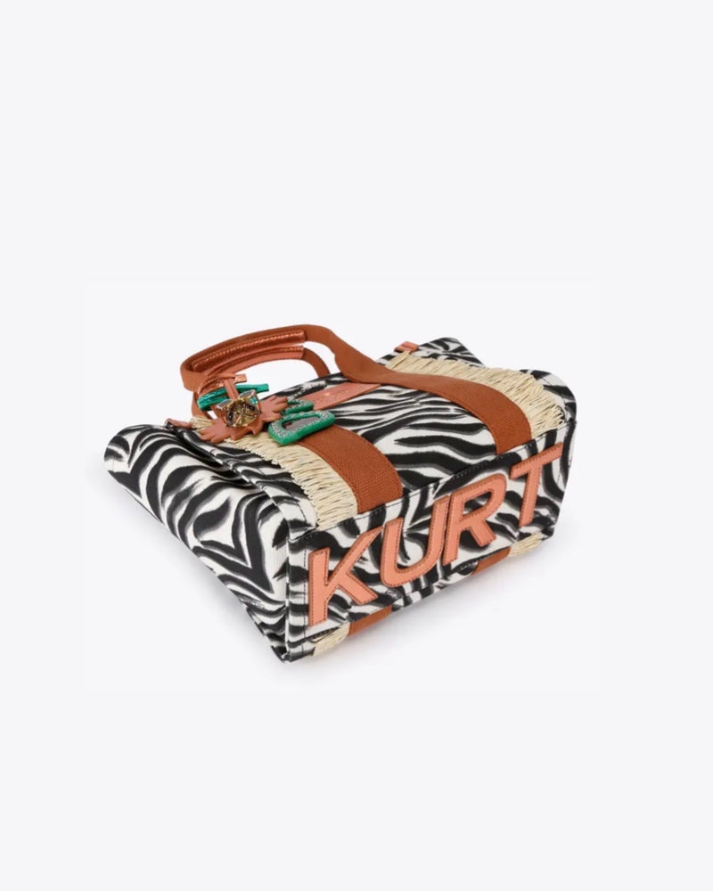 SOUTHBANK SM SHOPPER-BLK/WHITEFABRIC/ OTHER-387