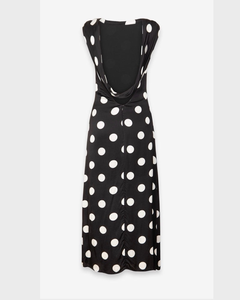 VERA - ABITO MIDI CON SCOLLATURA DIETRO