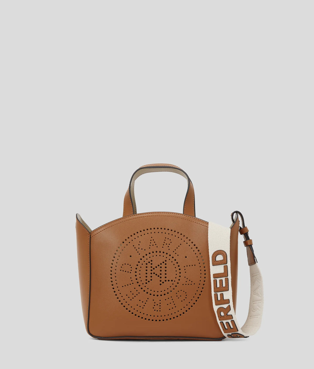 Borsa k/circle sm tote perforated Donna A1W30058.NN Dark Tan