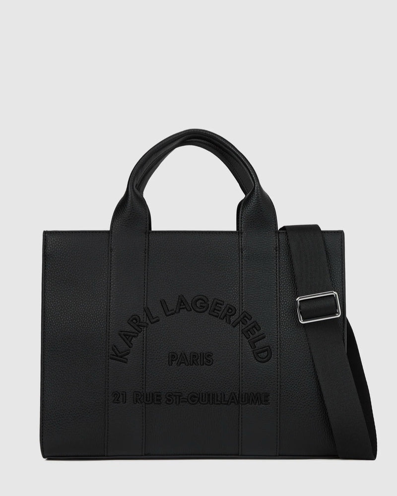 Borsa k/rsg md square tote peb emb Donna B1W30041.NN Black