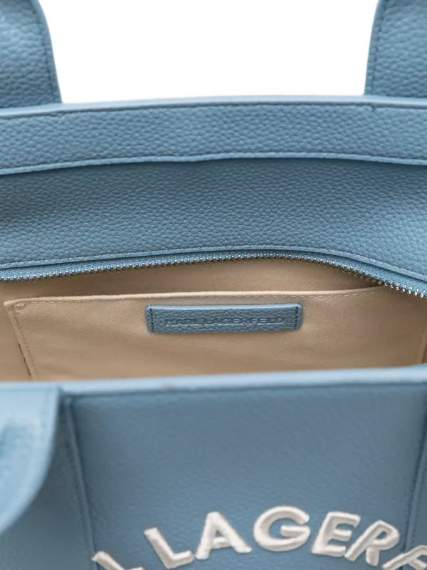 Borsa k/rsg md square tote peb emb Donna B1W30041.NN Blue bloom