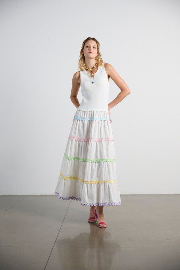 Woman Tank Dress CN-PE26-118 White