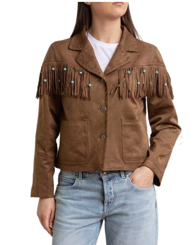 Woman Jacket SI-PE26-506 Brown