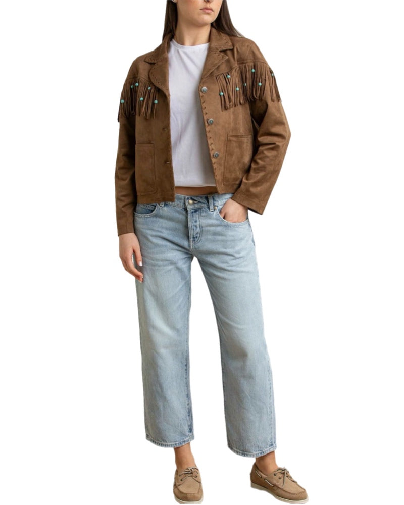 Woman Jacket SI-PE26-506 Brown