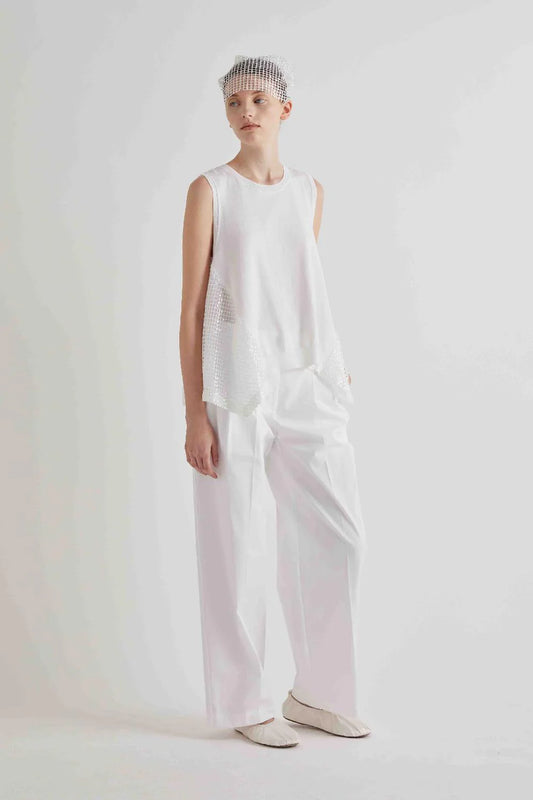 Blusa Donna M6PZ57 791 Off White