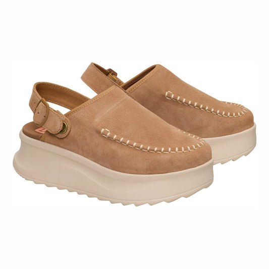 Slip-On Donna HD.44259 Delray Clog Suede Tan