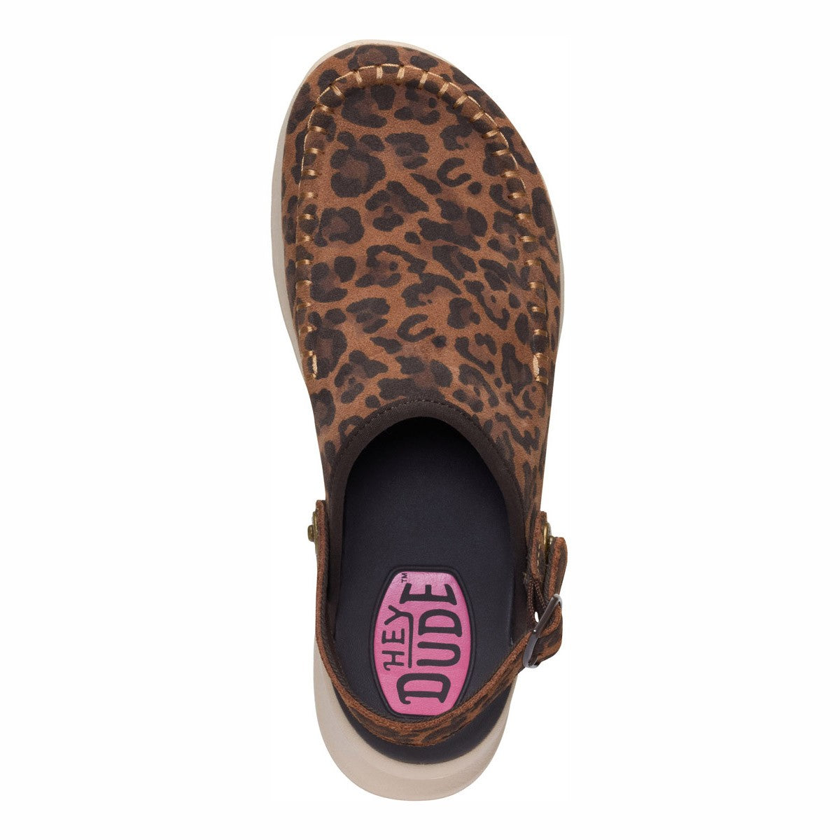 Slip-On Donna HD.44259 Delray Clog Suede Brown Leopard