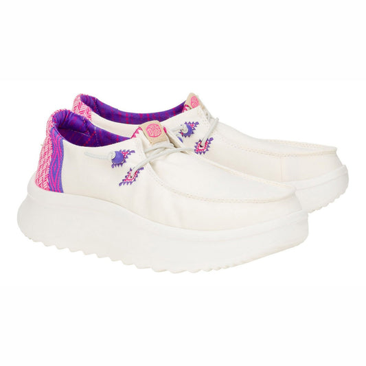 Slip-On Donna HD.41946 Wendy Peak Chambray Woven White/Pink