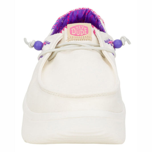 Slip-On Donna HD.41946 Wendy Peak Chambray Woven White/Pink