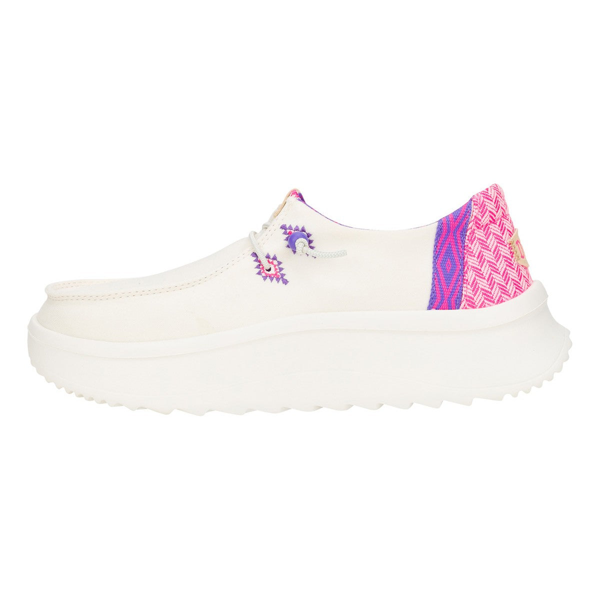 Slip-On Donna HD.41946 Wendy Peak Chambray Woven White/Pink