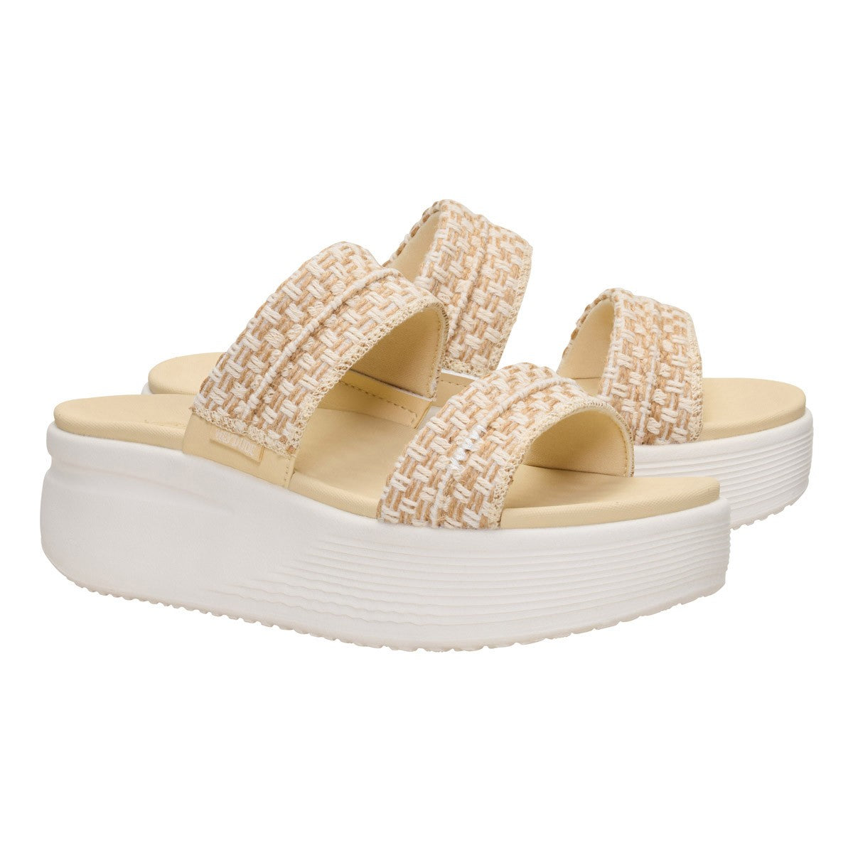Zeppa Donna HD.45701 Austin Slide Woven Boulder Tan/Egret
