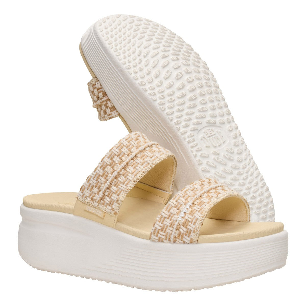 Zeppa Donna HD.45701 Austin Slide Woven Boulder Tan/Egret