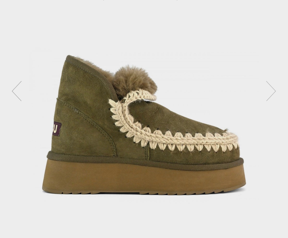 Women's Mini Eskimo Platform Boot MU.FW681000A Moos