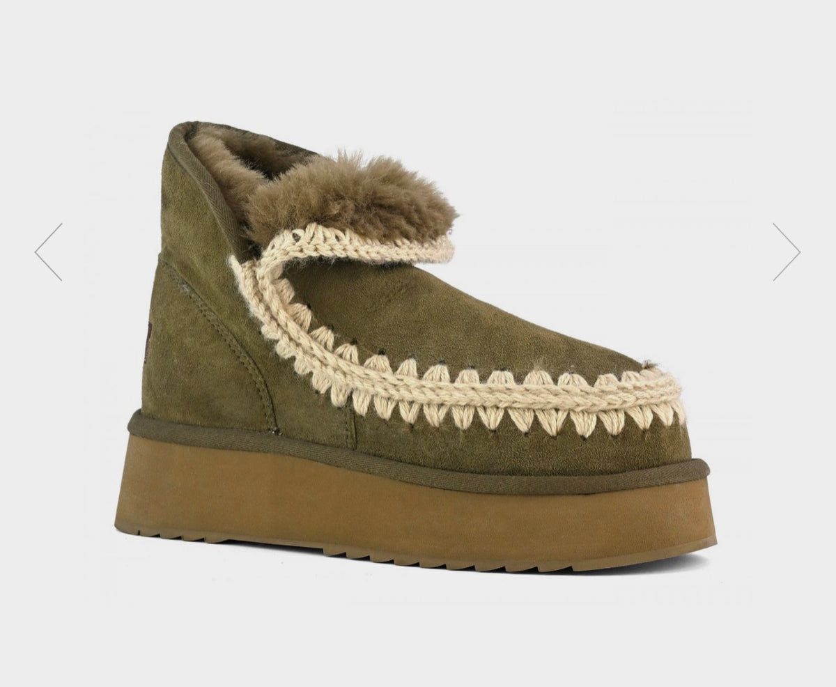 Women's Mini Eskimo Platform Boot MU.FW681000A Moos