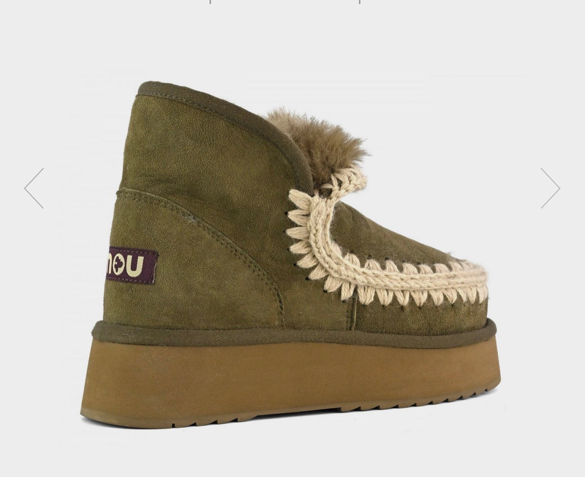 Women's Mini Eskimo Platform Boot MU.FW681000A Moos