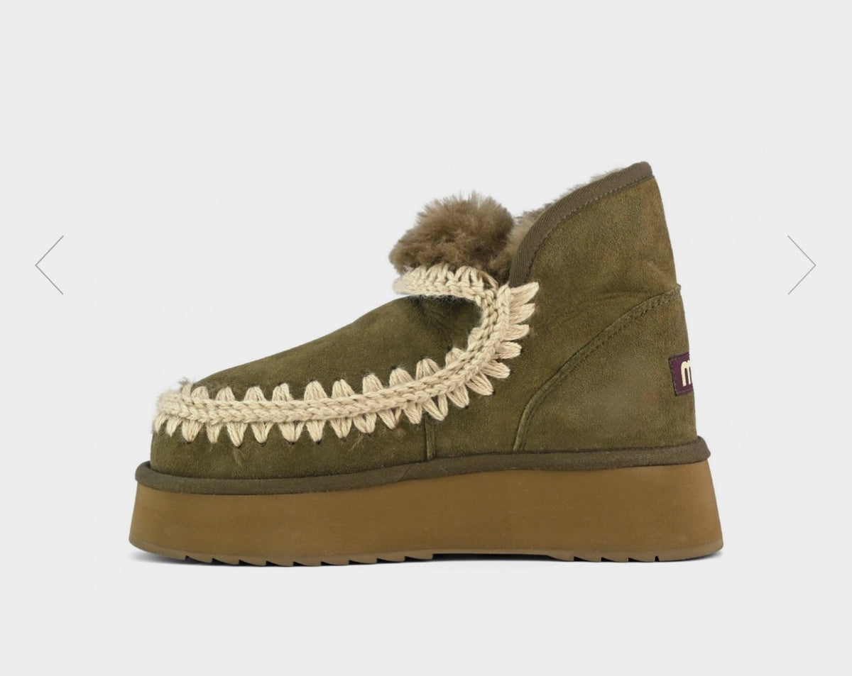 Women's Mini Eskimo Platform Boot MU.FW681000A Moos
