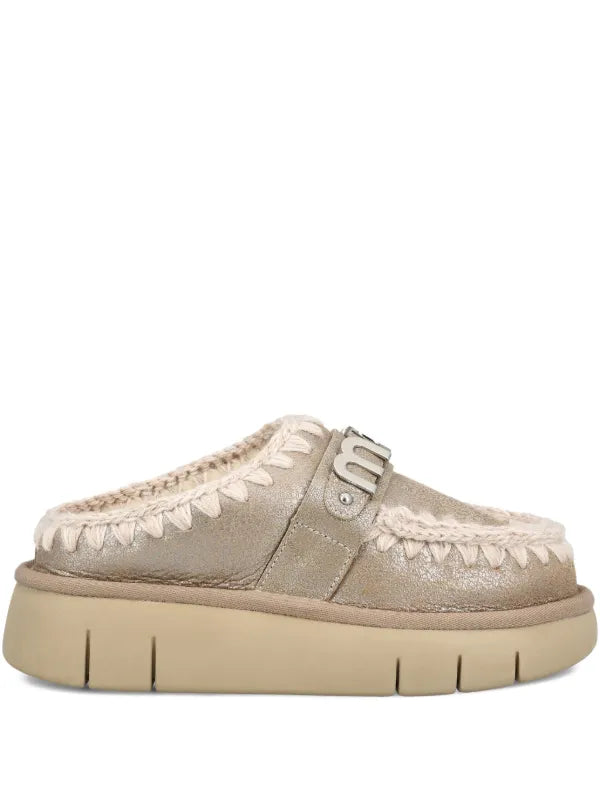 Bounce Clog Special Leather MU.FW531001B Stone Metallic