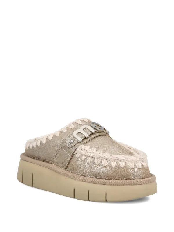 Bounce Clog Special Leather MU.FW531001B Stone Metallic