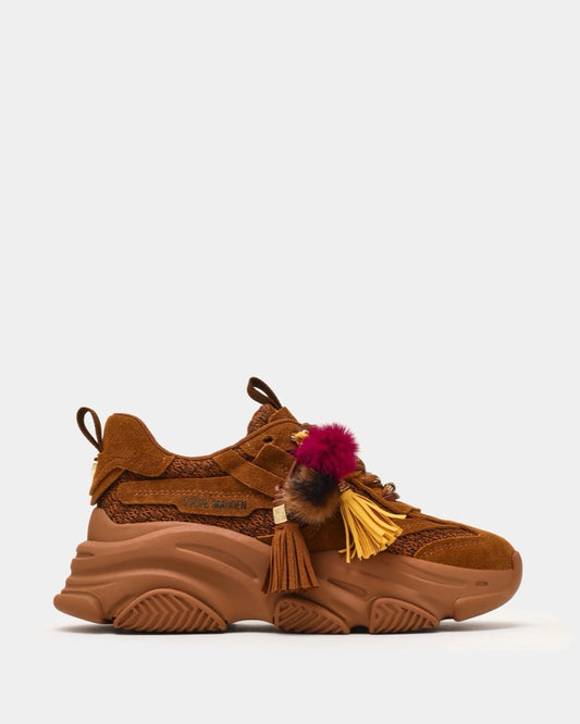 Sneaker Donna POSSESSION-PP Chestnut Suede
