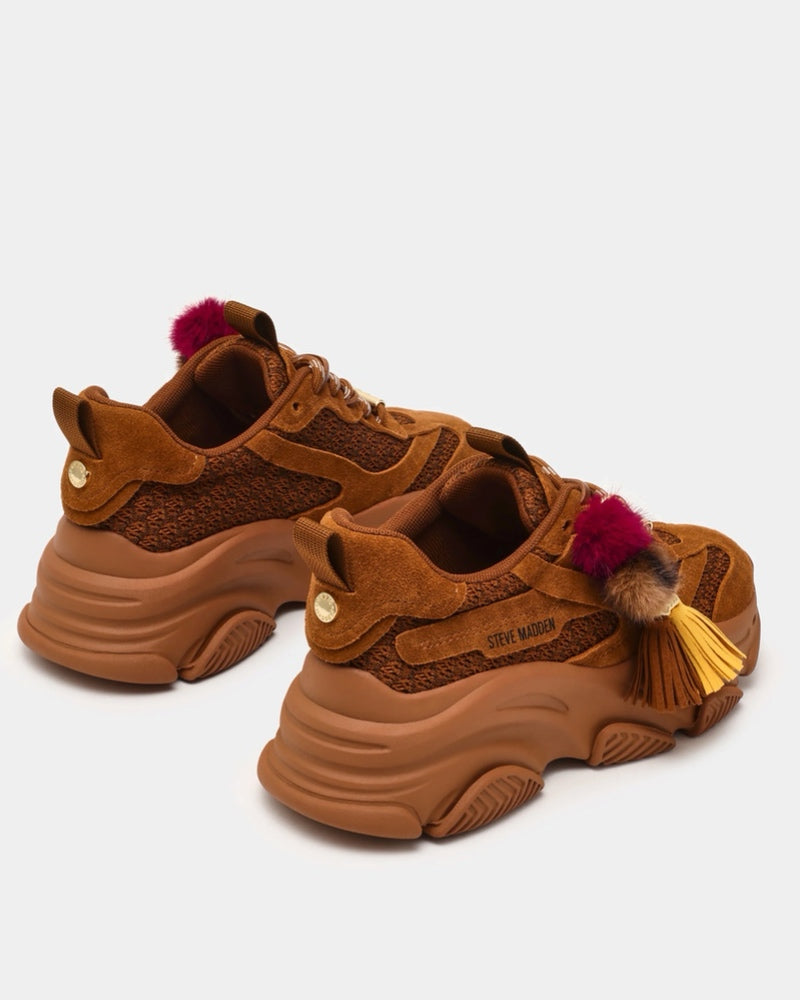 Sneaker Donna POSSESSION-PP Chestnut Suede