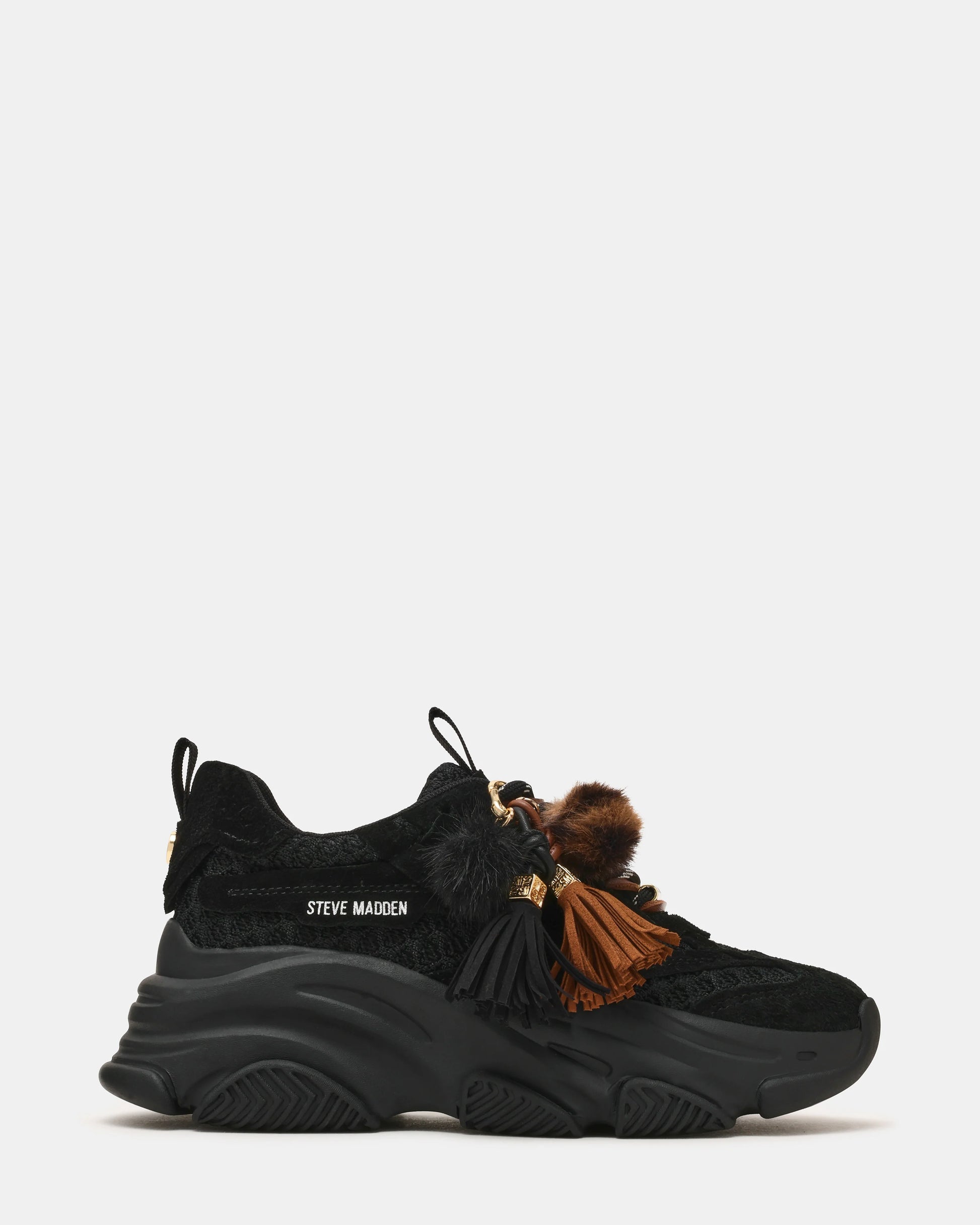 Sneaker Donna POSSESSION-PP Black Suede