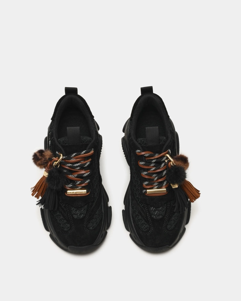 Sneaker Donna POSSESSION-PP Black Suede