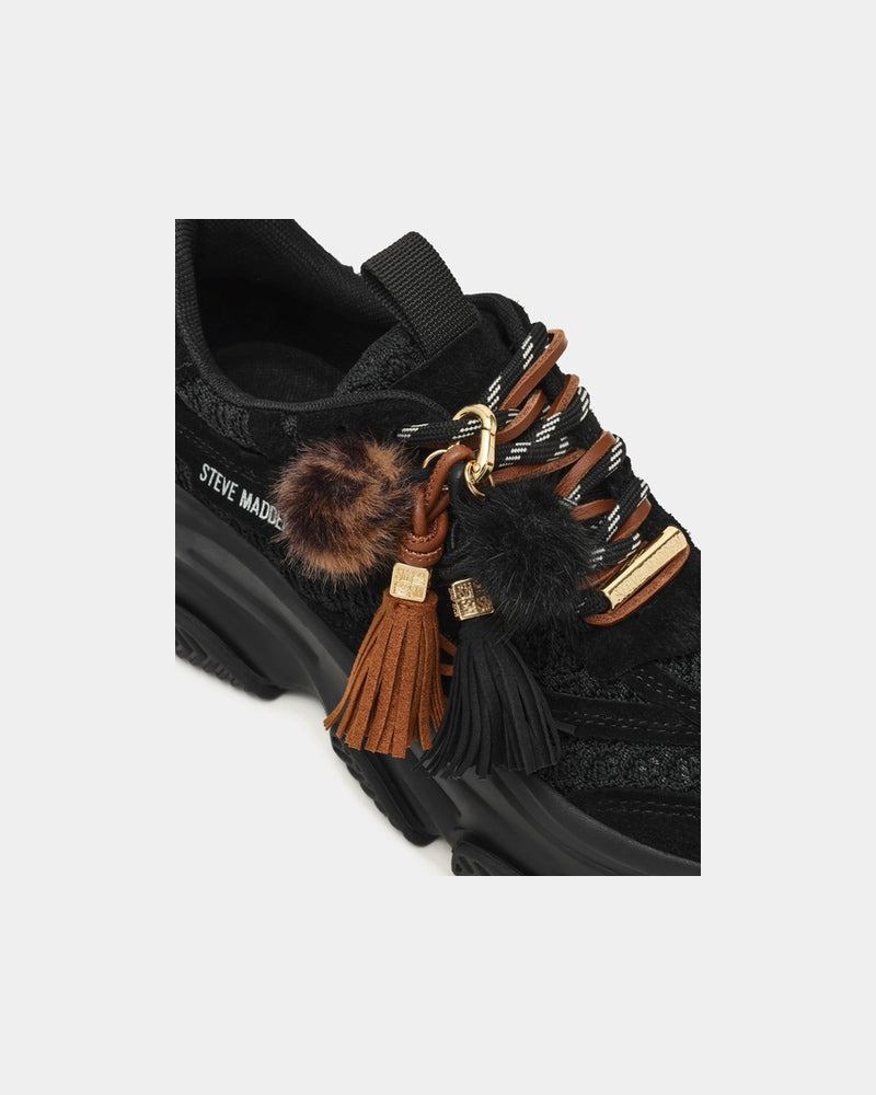 Sneaker Donna POSSESSION-PP Black Suede