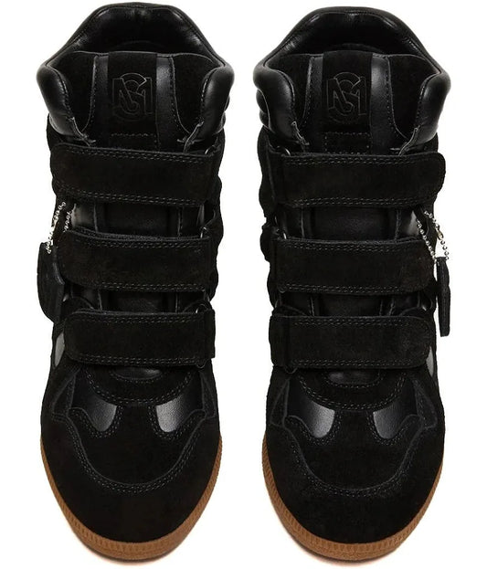 Sneaker Donna MAVIS Black Suede