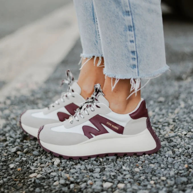Sneaker Donna SUPERCAMPO White Cherry Lacquer
