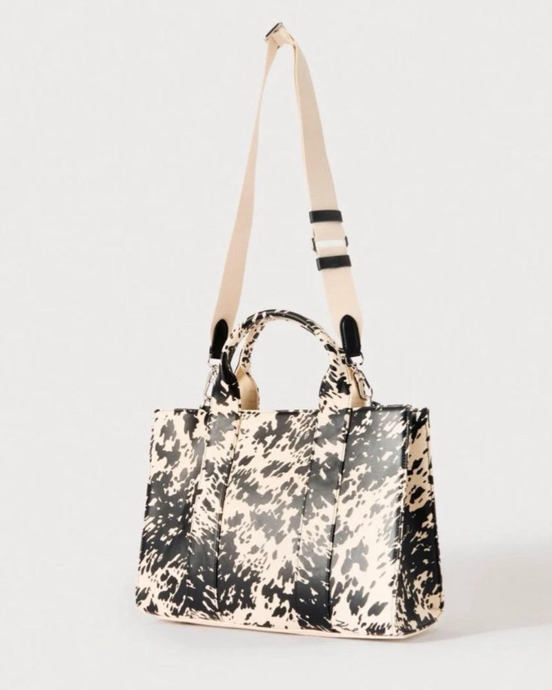 Women's k/rsg square snowy md tote B4W50021 1111 A95 Snowy Mountain