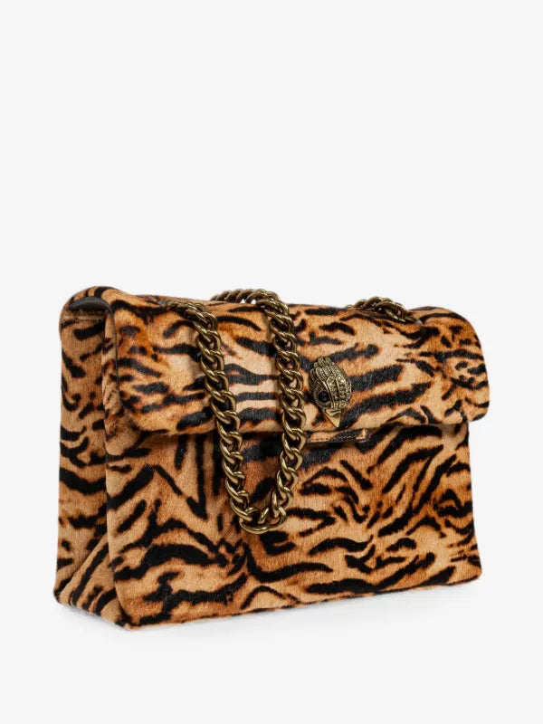 LEATHER KENSINGTON BAG-CAMEL/OTH- LEATHER/OTHER PRINT-187-D2