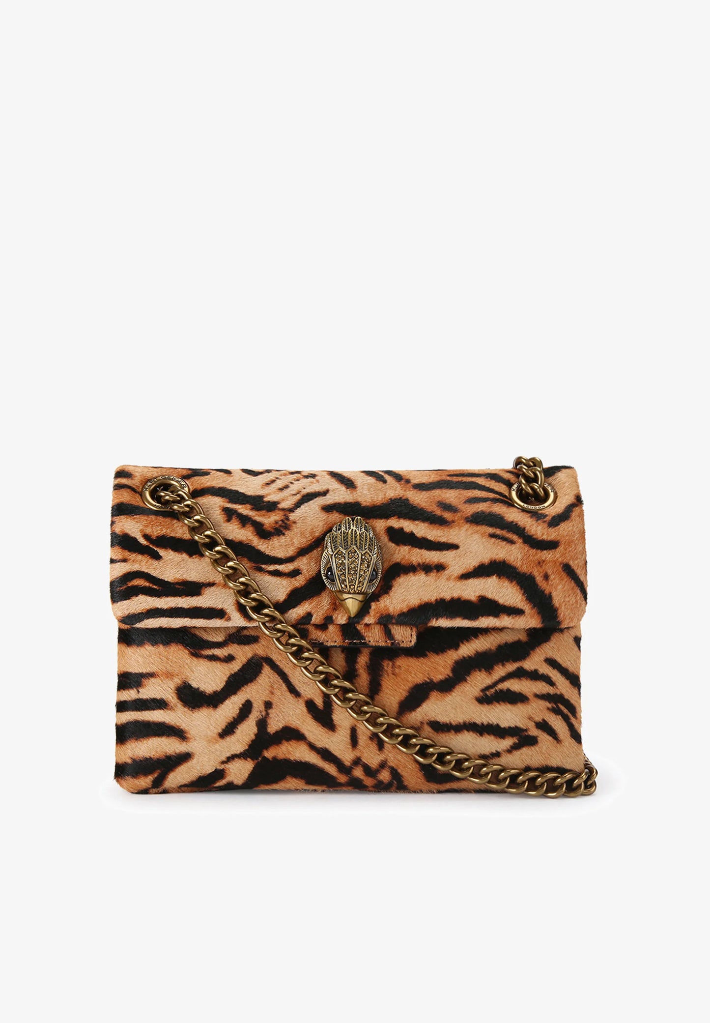 LEATHER MINI KENSINGTON-CAMEL/OTH- LEATHER/OTHER PRINT-191-D2