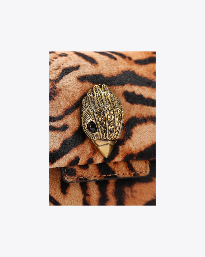 LEATHER MINI KENSINGTON-CAMEL/OTH- LEATHER/OTHER PRINT-191-D2