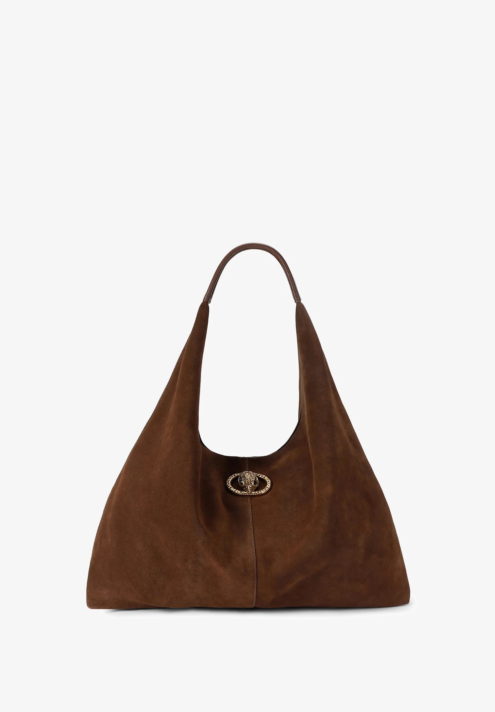 CHELSEA LG SLOUCH HOBO-DARK BROWN- SUEDE-252-D1