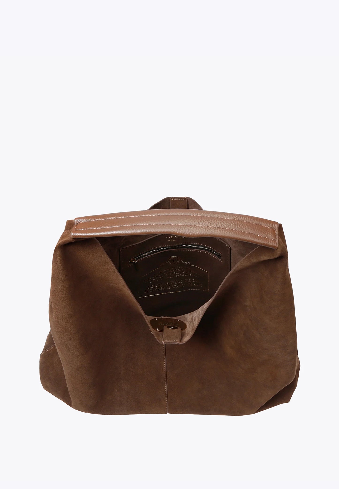 CHELSEA LG SLOUCH HOBO-DARK BROWN- SUEDE-252-D1
