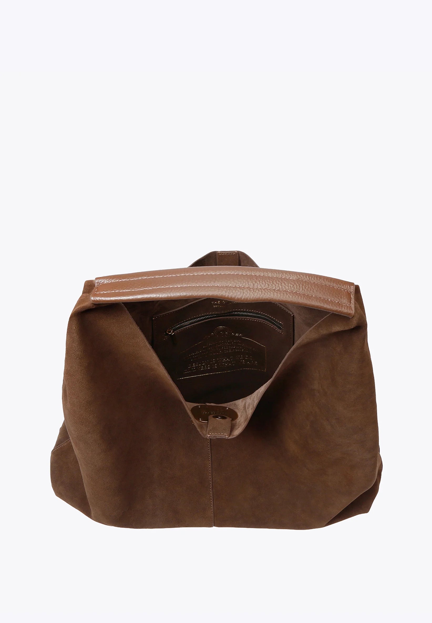 CHELSEA LG SLOUCH HOBO-DARK BROWN- SUEDE-252-D1
