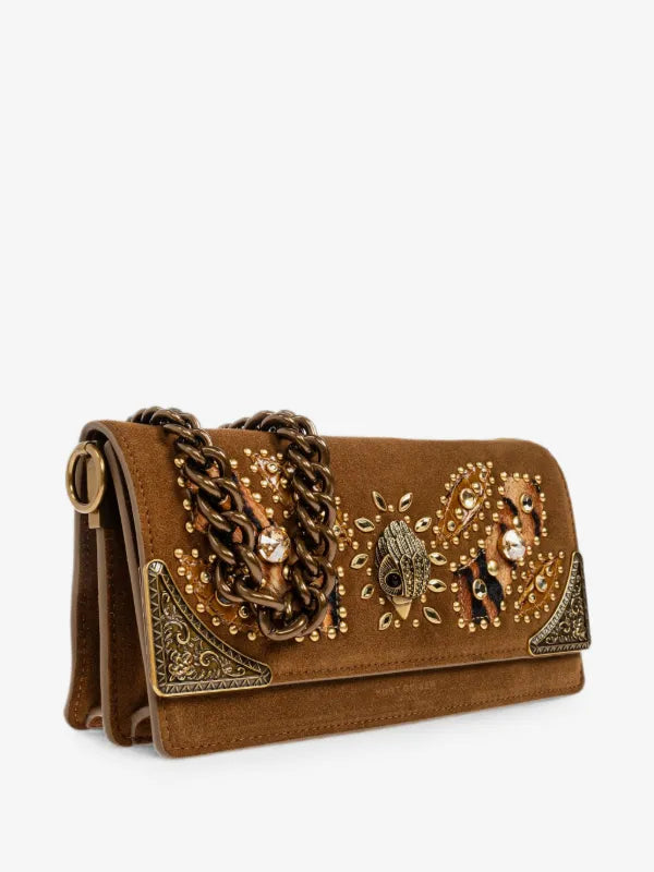 SLOANE SOFT SHOULDER-TAN COMB-SUEDE/LEATHER-320-D2