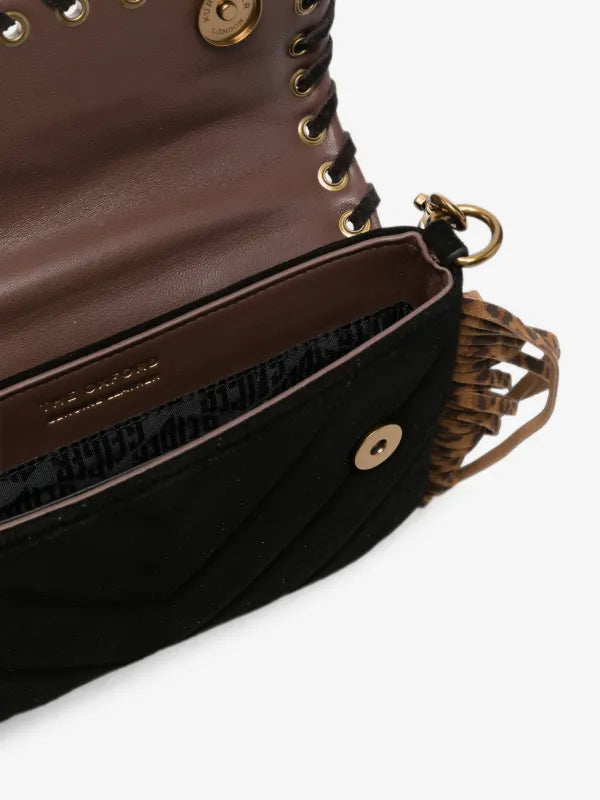 SM OXFORD FRINGE SHOULDER- BROWN/OTH-LEATHER/SUEDE-259-D2