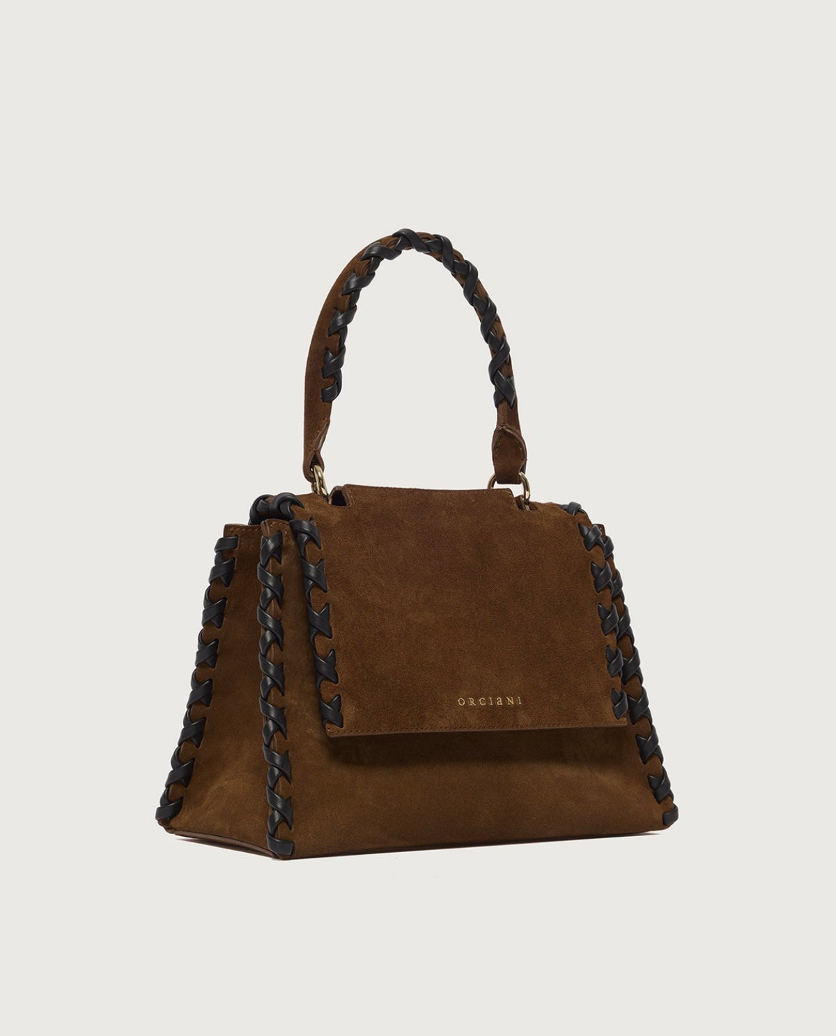 B01999 - BORSA SVEVA PEACH CROSS SMALL A MANO IN SUEDE CON TRACOLLA
