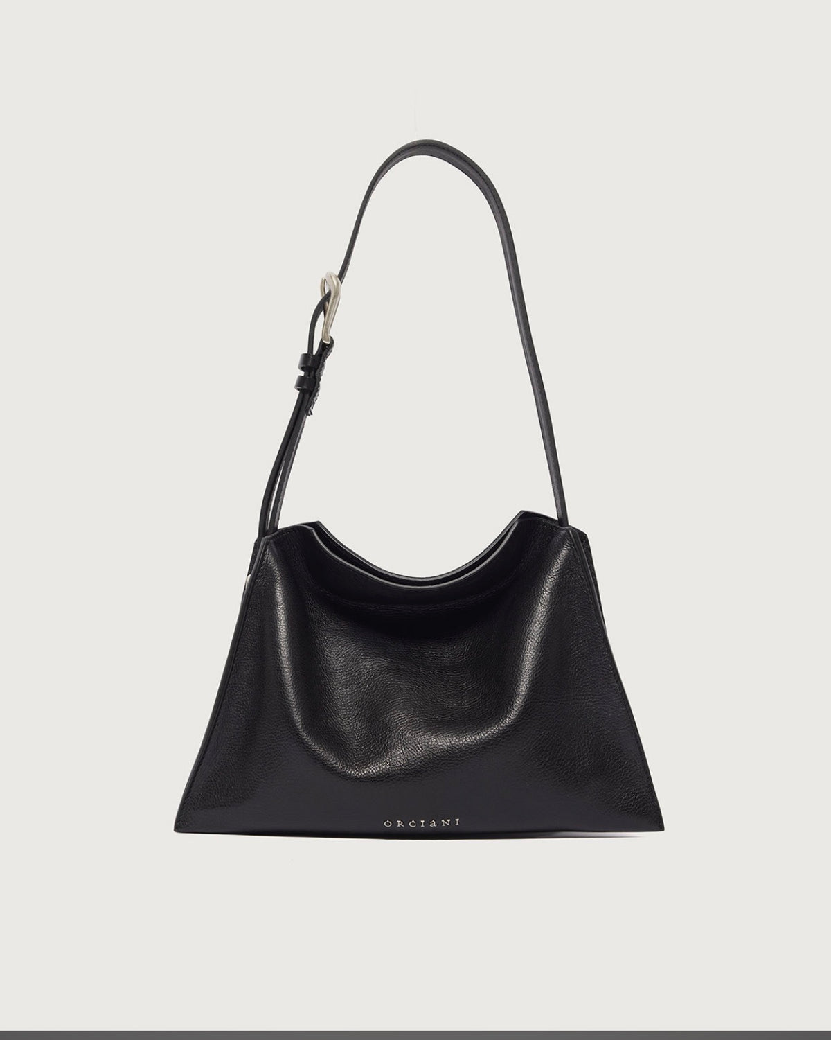 B02230 - BORSA TRINITY LAGOON SMALL A SPALLA IN PELLE Nero