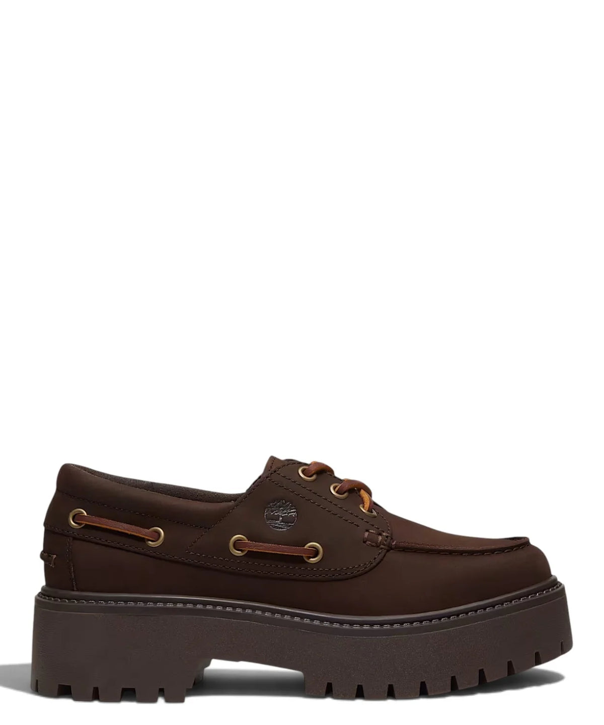Women’s STONE STREET BOAT SHOE DARK BROWN NUBUCK