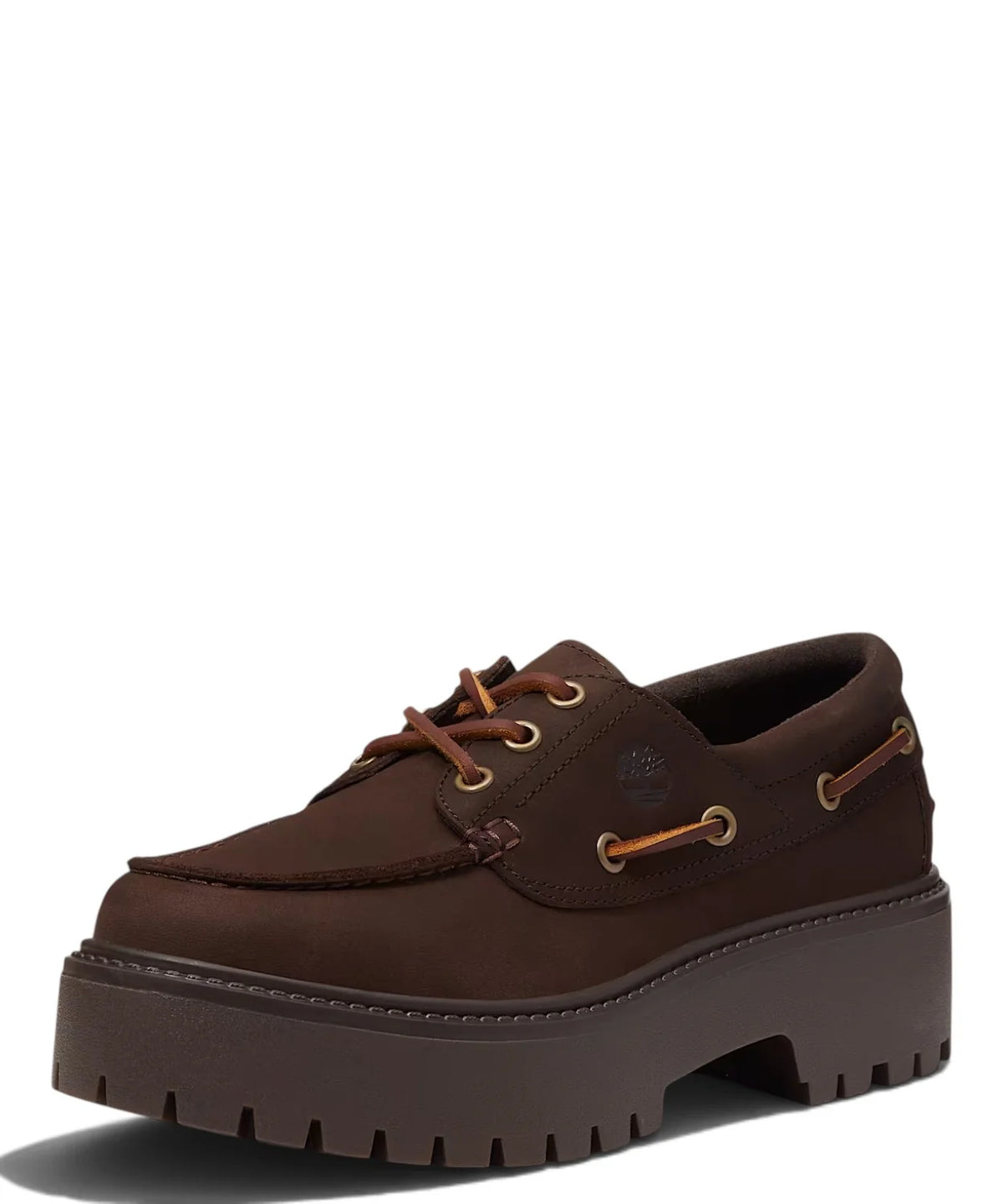 Women’s STONE STREET BOAT SHOE DARK BROWN NUBUCK