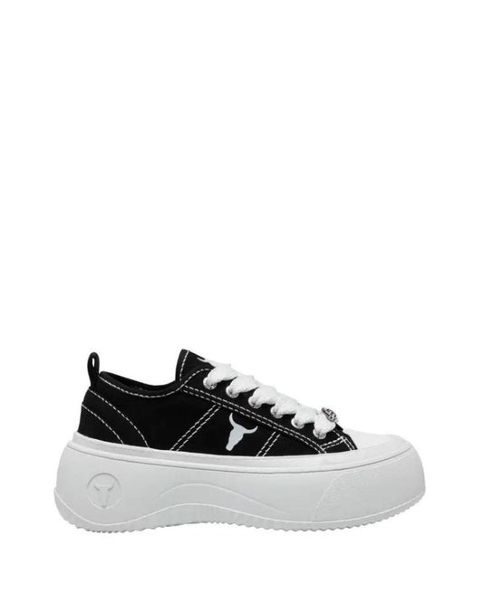 Sneaker Donna INTENTIONS Black/White