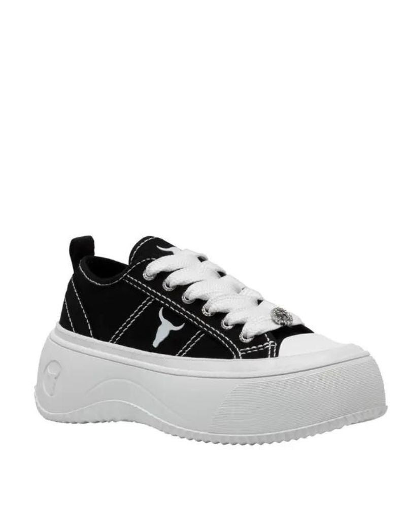 Sneaker Donna INTENTIONS Black/White