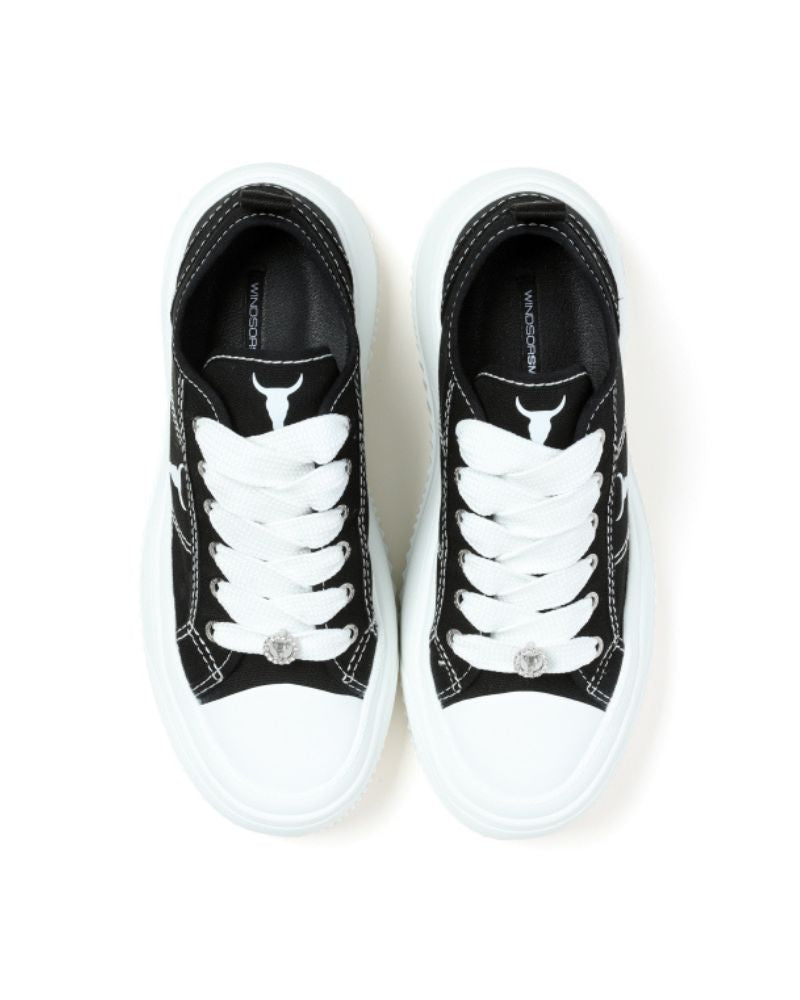 Sneaker Donna INTENTIONS Black/White