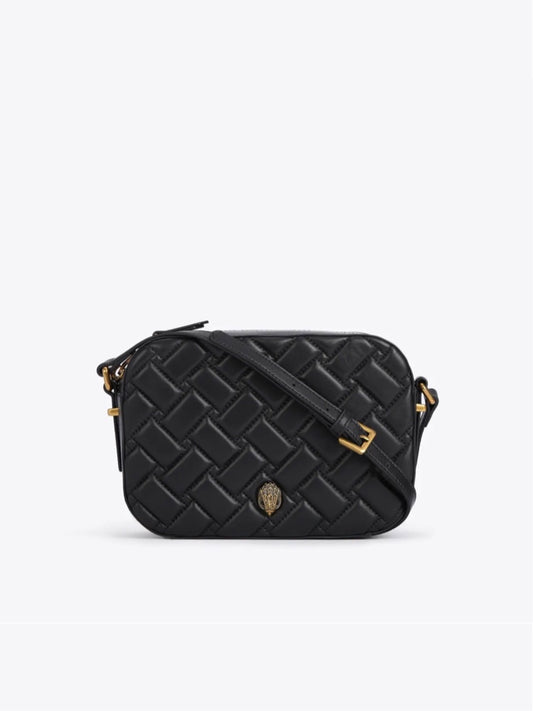Kensington Cross Body Black Leather (122)