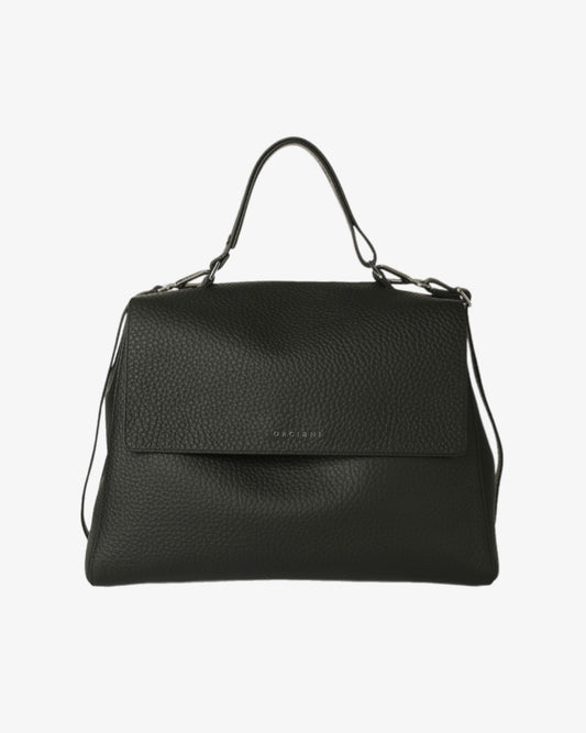 Borsa Donna BT1979 SOF Sveva Soft a spalla grande in pelle con tracolla Nero